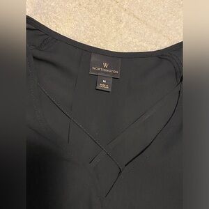 Worthington Black Blouse | M